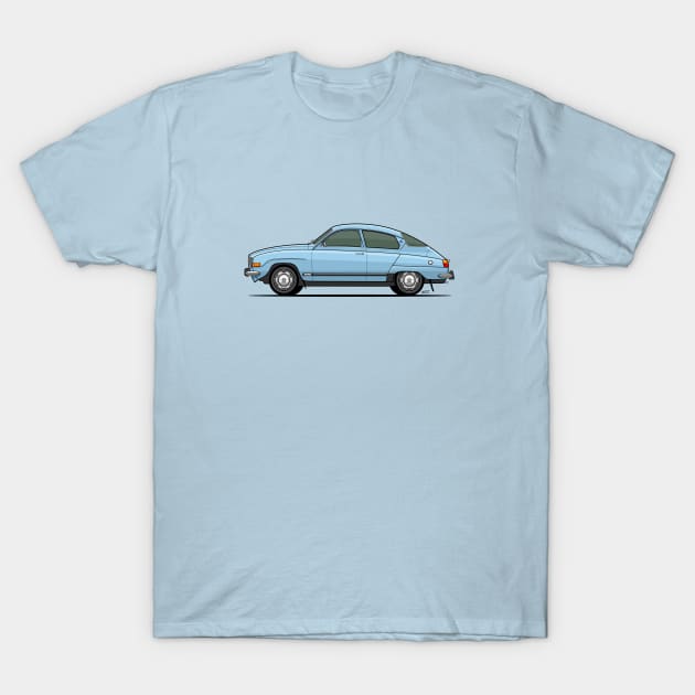 Saab 96 side profile T-Shirt by RJW Autographics